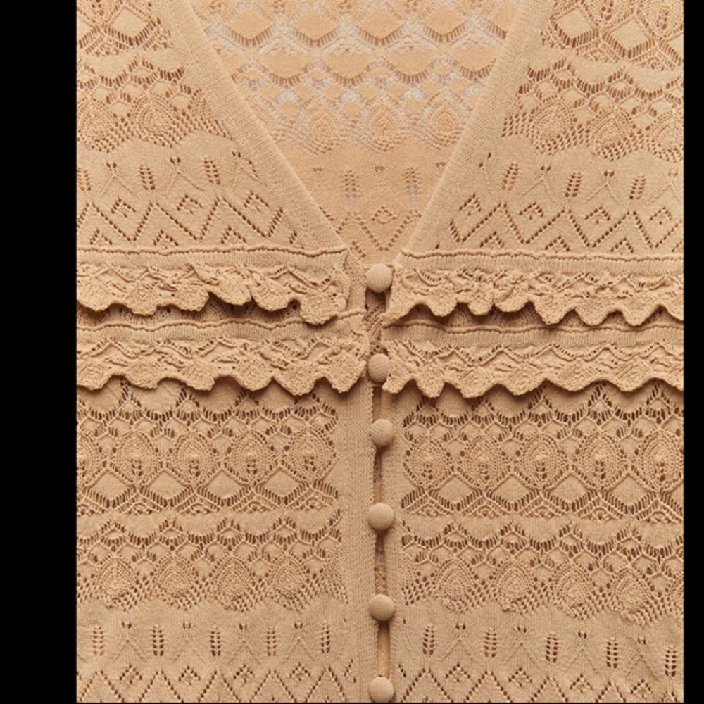 POINTELLE KNIT JACKET - Picture 5 of 5